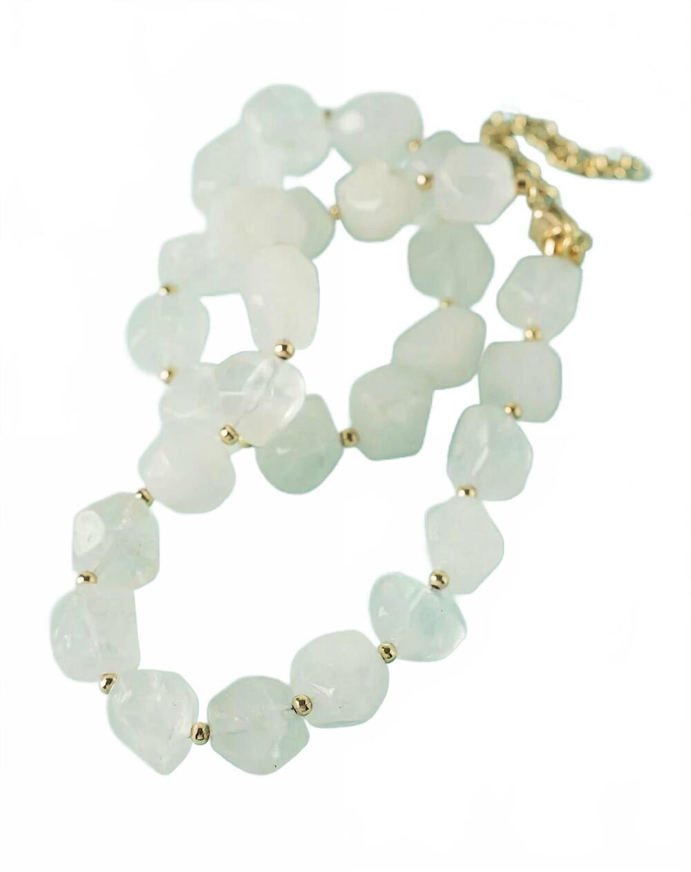 NEW MACRAE & CO women's rocky necklace in white